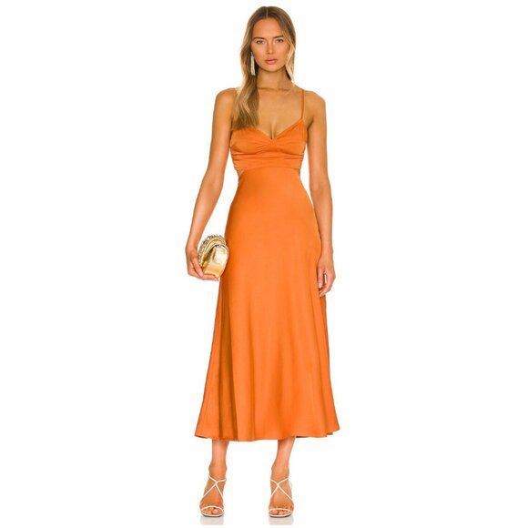 A.L.C. Blakely Dress Orange NWT - Picture 1 of 4